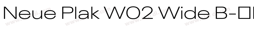 Neue Plak W02 Wide B字体转换 Neue Plak W02 Wide B字体转换